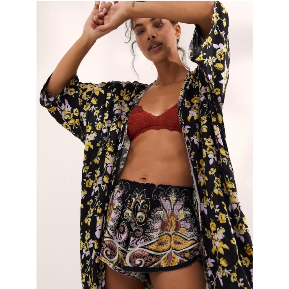Free People Bali Pixie Kimono & Shorts Set Size XS